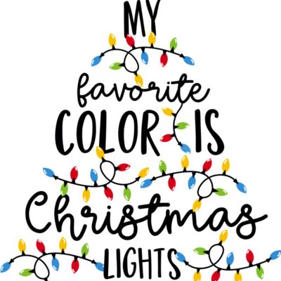 My favourite colour is christmas light Thumbnail